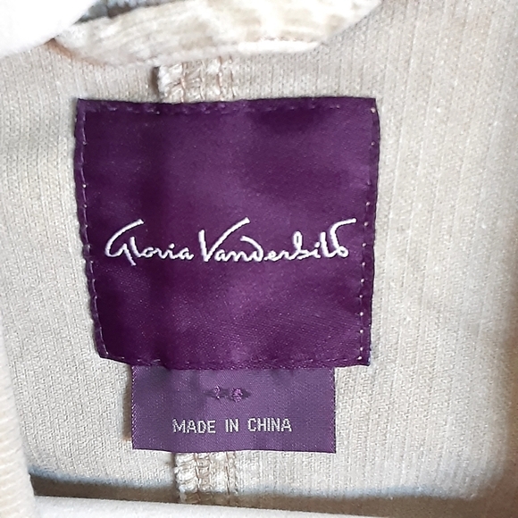 Gloria Vanderbilt corduroy jacket size medium - Picture 6 of 6